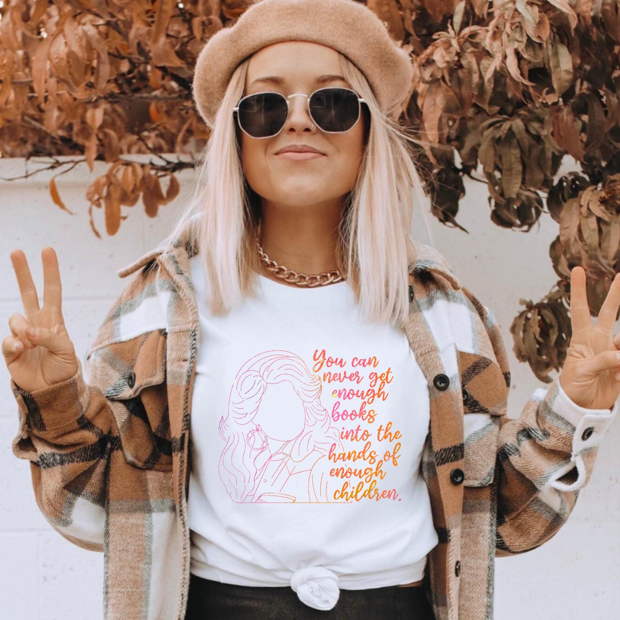 Book Dolly Parton Tee, Book Lover Shirt, Thank for your memories HG Teacher Gift, Literary Tee, Reading Enthusiast Shirt - Image 2