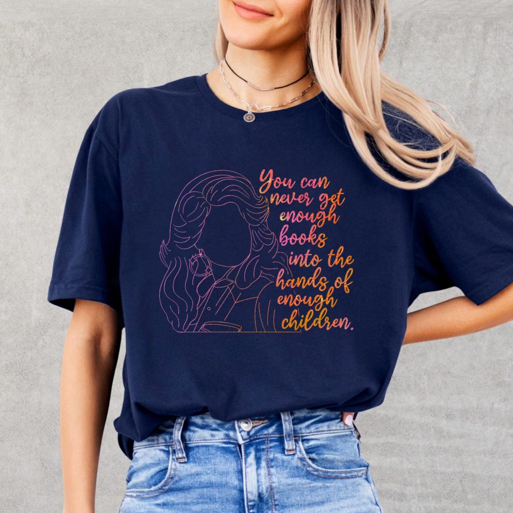 Book Dolly Parton Tee, Book Lover Shirt, Thank for your memories HG Teacher Gift, Literary Tee, Reading Enthusiast Shirt