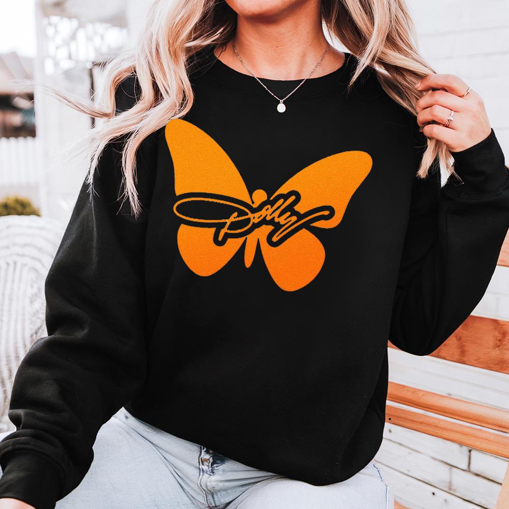 Tennessee DoIIy Butterfly - Sweatshirt GD, DoIIy Tribute Shirt, Country Legend Memorial Shirt, Country Music Fan Keepsake Gift HFN Shirt - Image 3