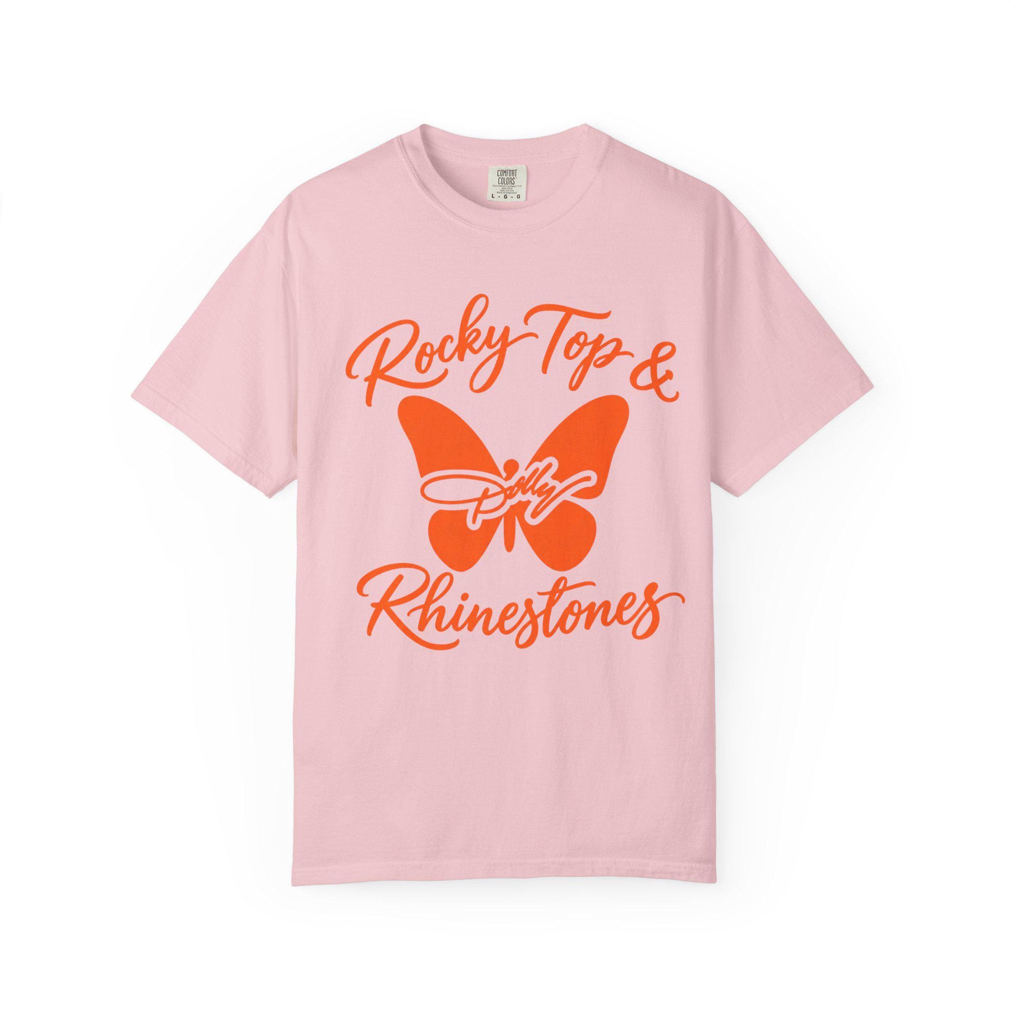 Rocky Top & Rhinestones T-shirt | Butterfly Tennessee Script Tee HFN Shirt - Image 7