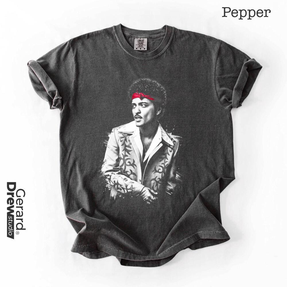 Bruno Mars 2026 Halftime Show Shirt, Vintage Tee, Retro 90s Bruno Mars Concert T-Shirt, Fan Gift, Unisex Graphic Tee HFN Shirt