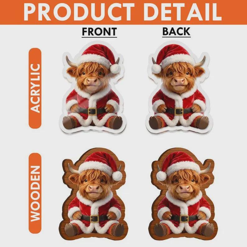 2026 Quilting Advent Calendar HG: 24-Day Christmas Countdown, Acrylic Ornaments (Box) - Image 6