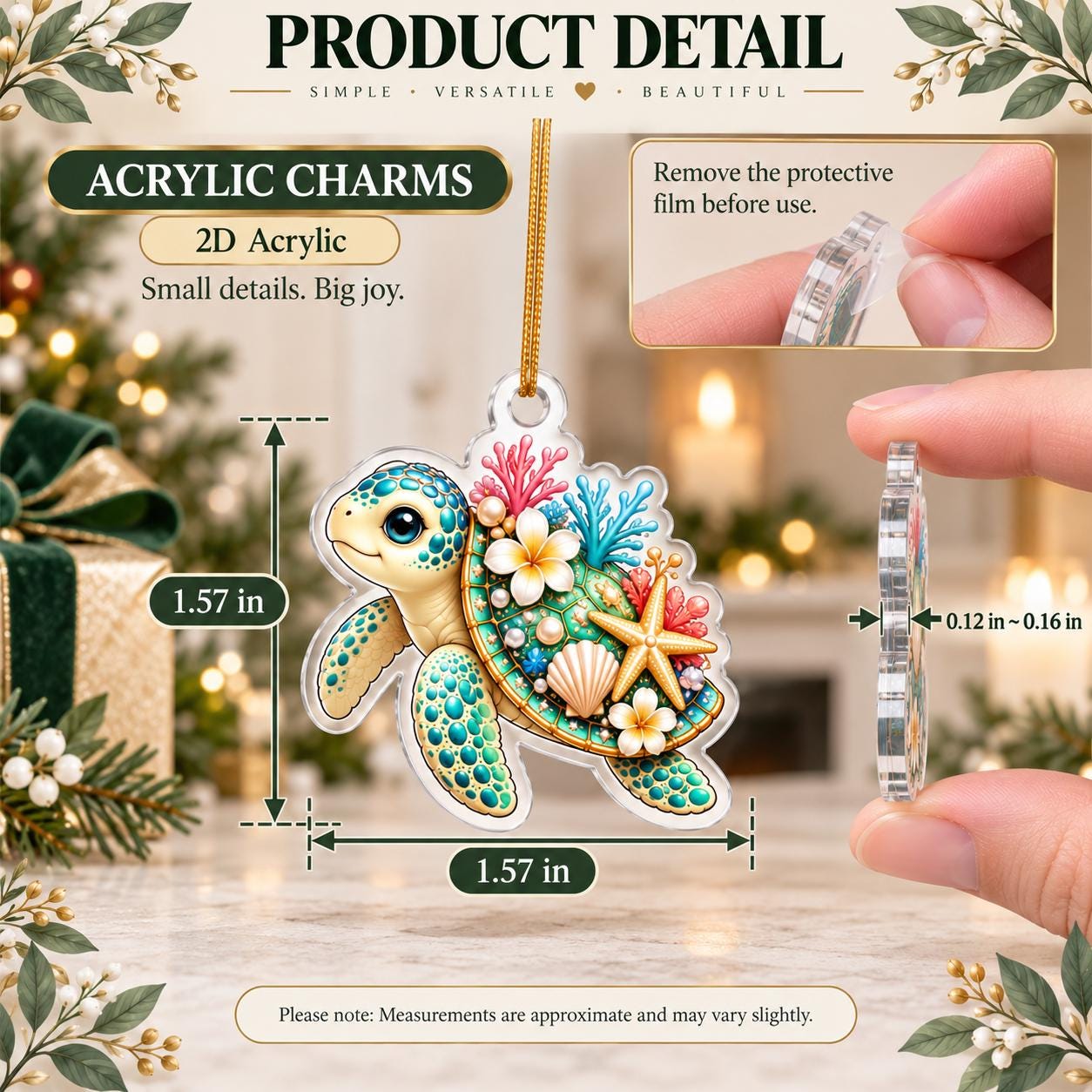 24 Days of Motorcycle Magic Advent Calendar HG, Collectible Bikes and Gear Acrylic Ornaments, Christmas Countdown Gift for Bikers - Image 5