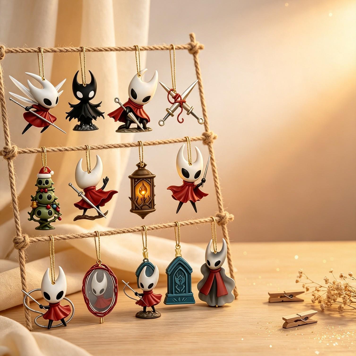 Advent Calendar 2026, 24 Days of Needle & Shadow, HG Christmas Countdown, Game Fan Gift, Acrylic Ornaments Set, Christmas Gift - Image 3