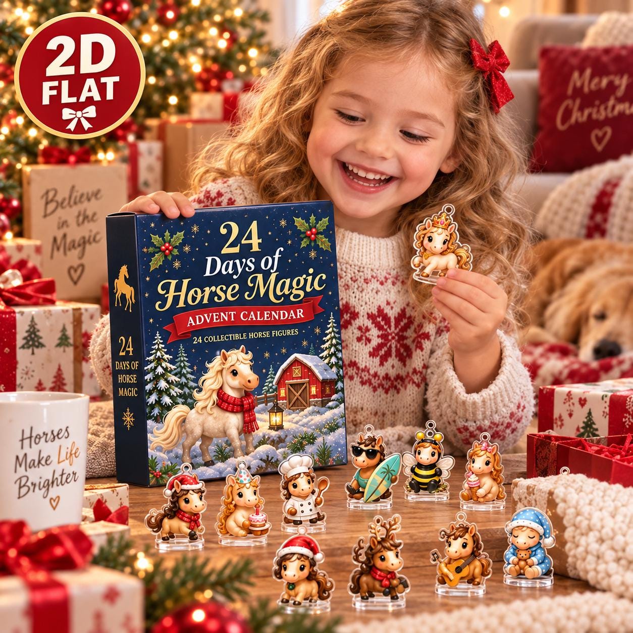 Nutcracker Christmas Advent Calendar HG 2026, 24-Day Christmas Countdown, Holiday Gift,Highland Cow Collectible, Family Activity, Holiday Magic - Image 8