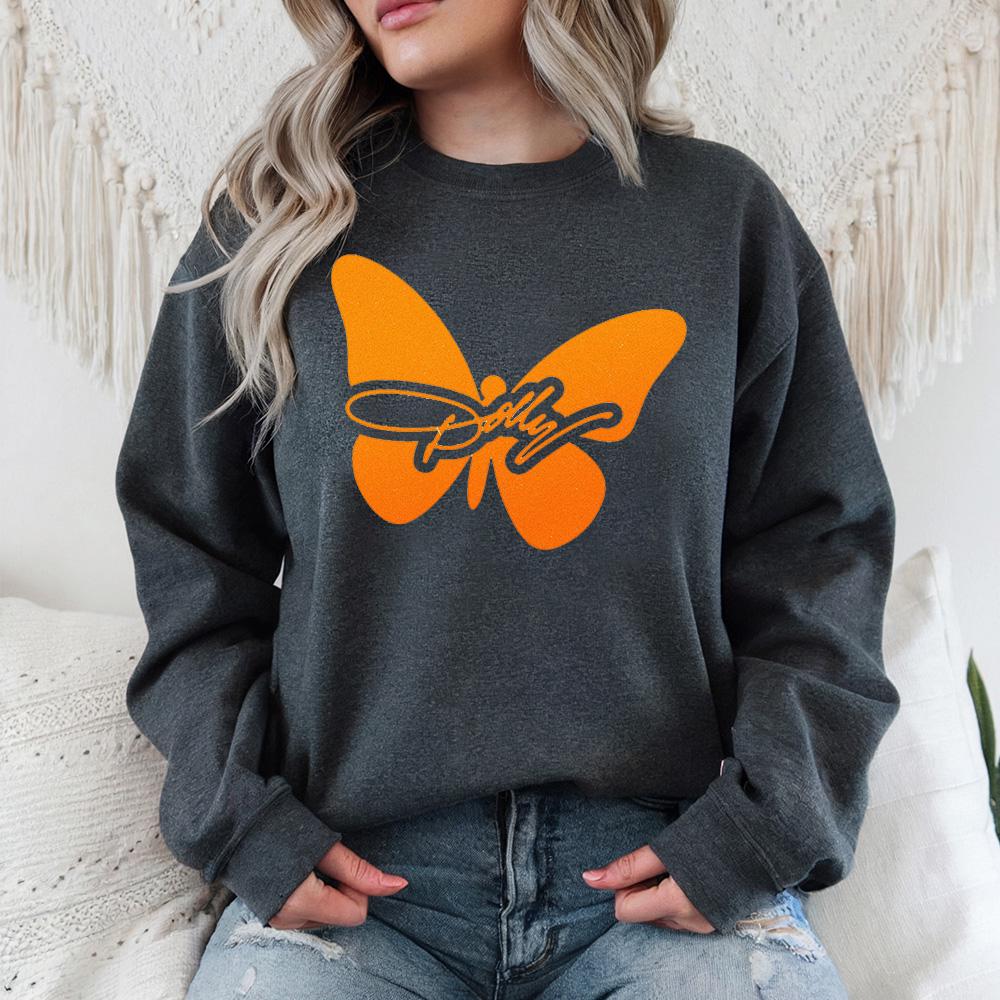 Tennessee DoIIy Butterfly - Sweatshirt GD, DoIIy Tribute Shirt, Country Legend Memorial Shirt, Country Music Fan Keepsake Gift HFN Shirt - Image 4