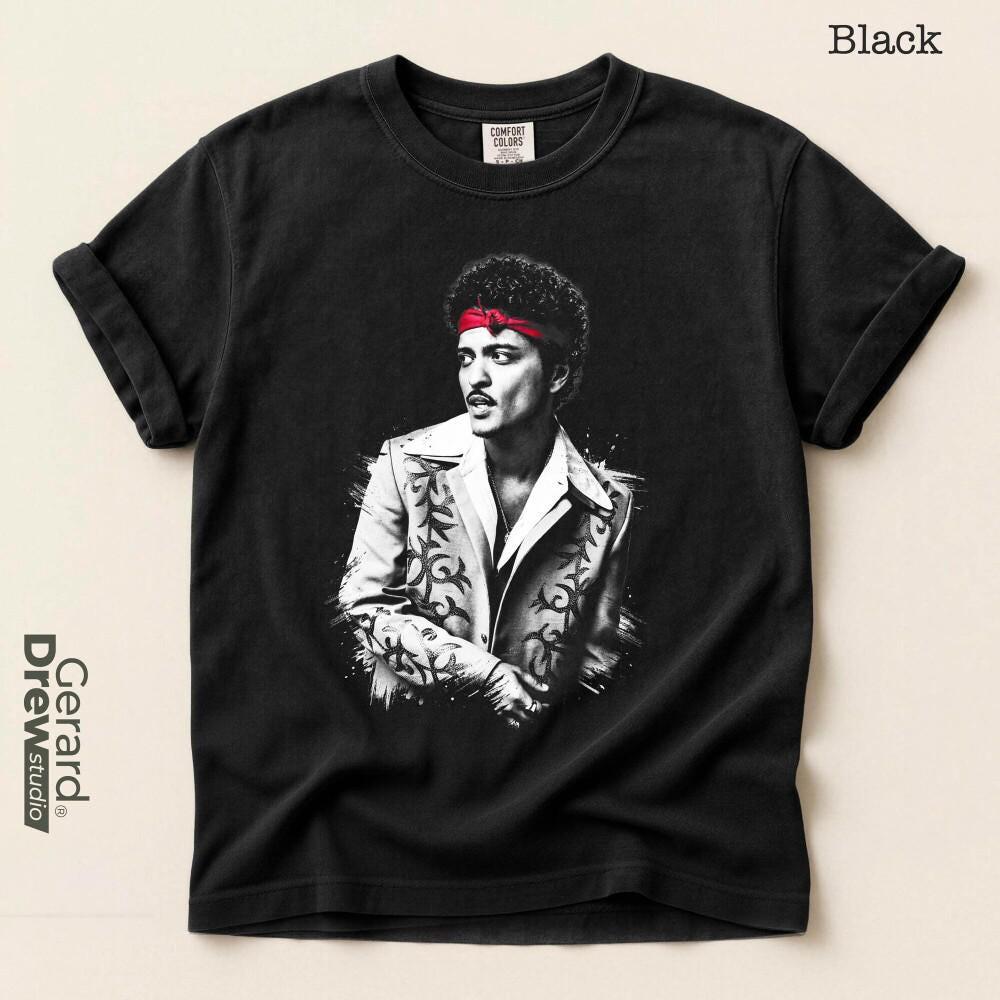 Bruno Mars 2026 Halftime Show Shirt, Vintage Tee, Retro 90s Bruno Mars Concert T-Shirt, Fan Gift, Unisex Graphic Tee HFN Shirt - Image 3