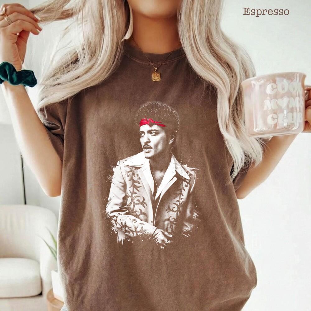 Bruno Mars 2026 Halftime Show Shirt, Vintage Tee, Retro 90s Bruno Mars Concert T-Shirt, Fan Gift, Unisex Graphic Tee HFN Shirt - Image 4