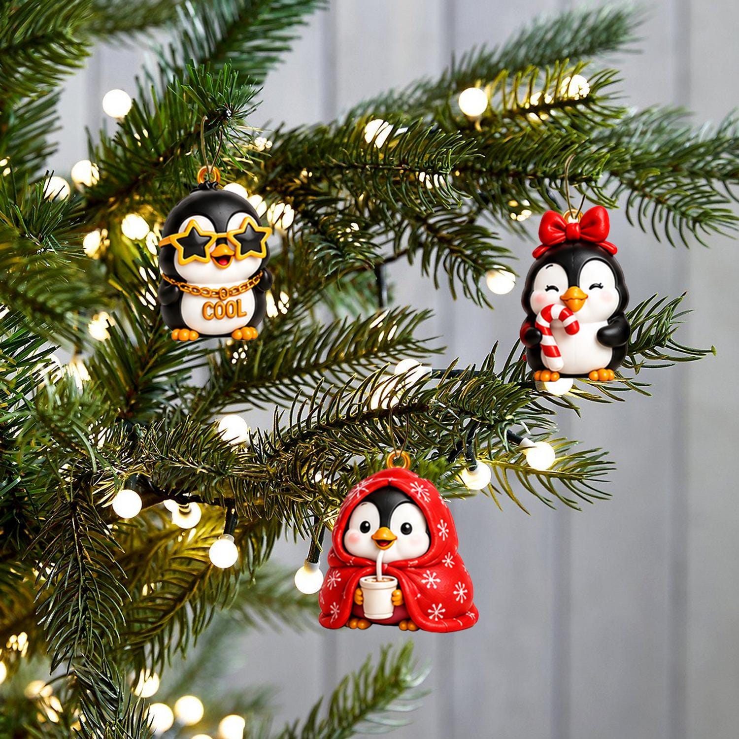 Penguin Advent Calendar HG 2026, 3D Collectible Figurines Holiday Decor Gift, 24 Days Christmas Countdown - Image 5
