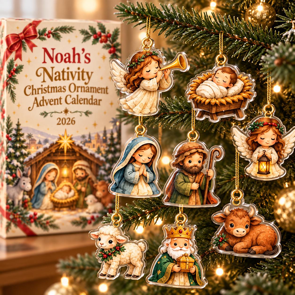 Woodland Nativity Advent Calendar HG 2026, 24 Days Christmas Countdown Blind Box, Christian Xmas Family Gift - Image 5