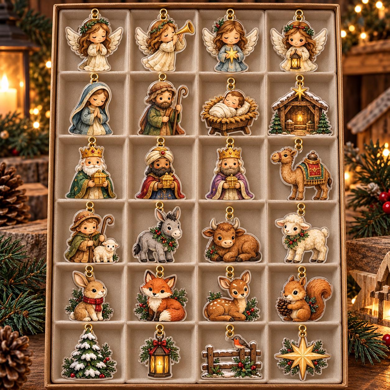 Woodland Nativity Advent Calendar HG 2026, 24 Days Christmas Countdown Blind Box, Christian Xmas Family Gift - Image 10