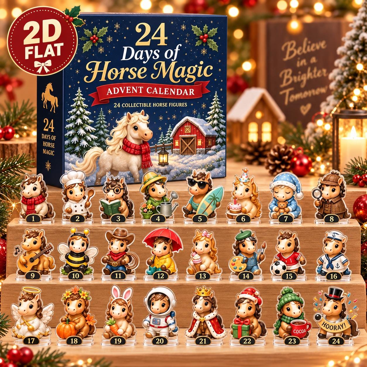 Nutcracker Christmas Advent Calendar HG 2026, 24-Day Christmas Countdown, Holiday Gift,Highland Cow Collectible, Family Activity, Holiday Magic - Image 6