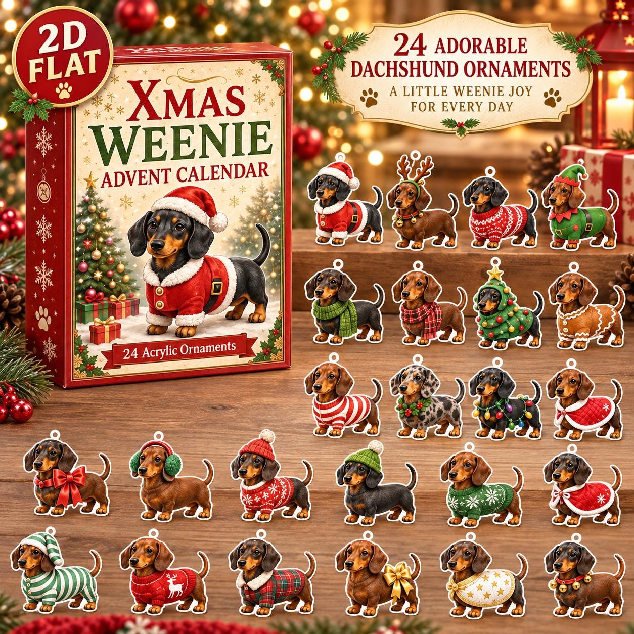 Nutcracker Christmas Advent Calendar HG 2026, 24-Day Christmas Countdown, Holiday Gift,Highland Cow Collectible, Family Activity, Holiday Magic - Image 7