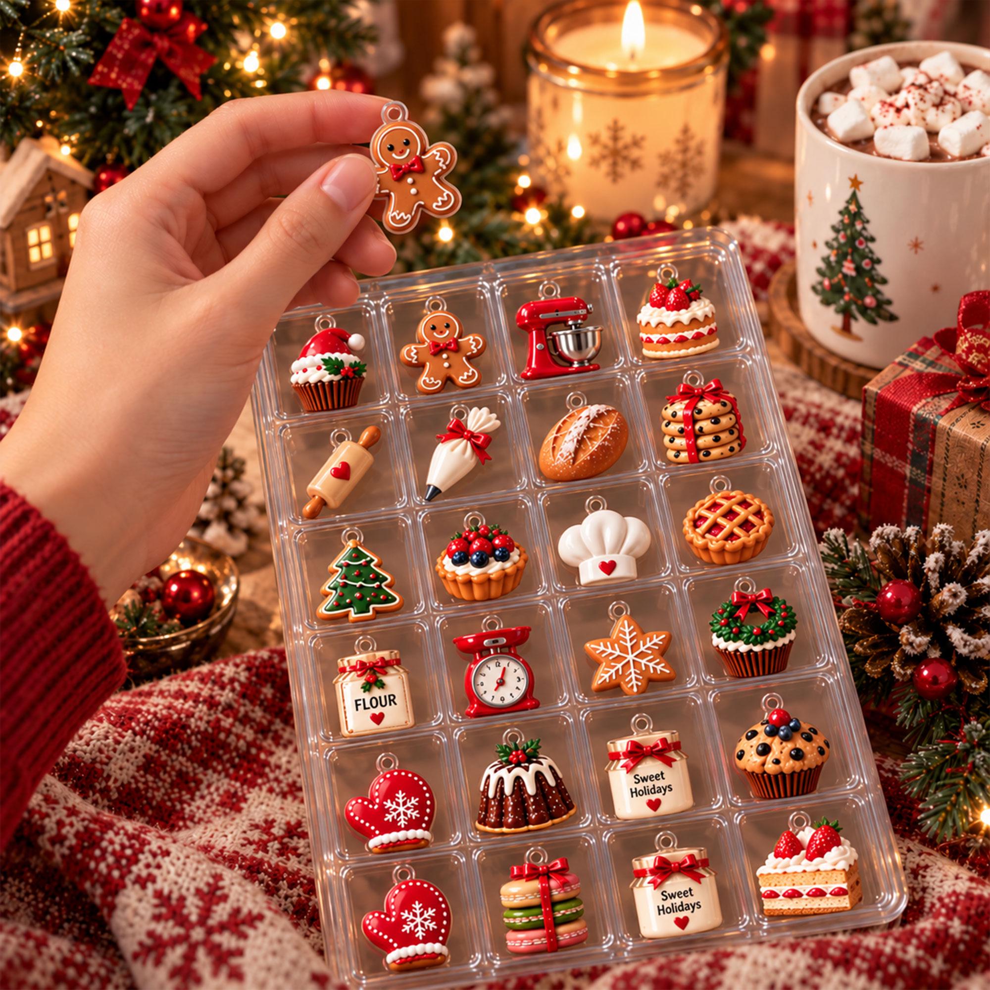 Personalized Christmas Baking Advent Calendar HG 2026, Custom Name Holiday Countdown - Image 3
