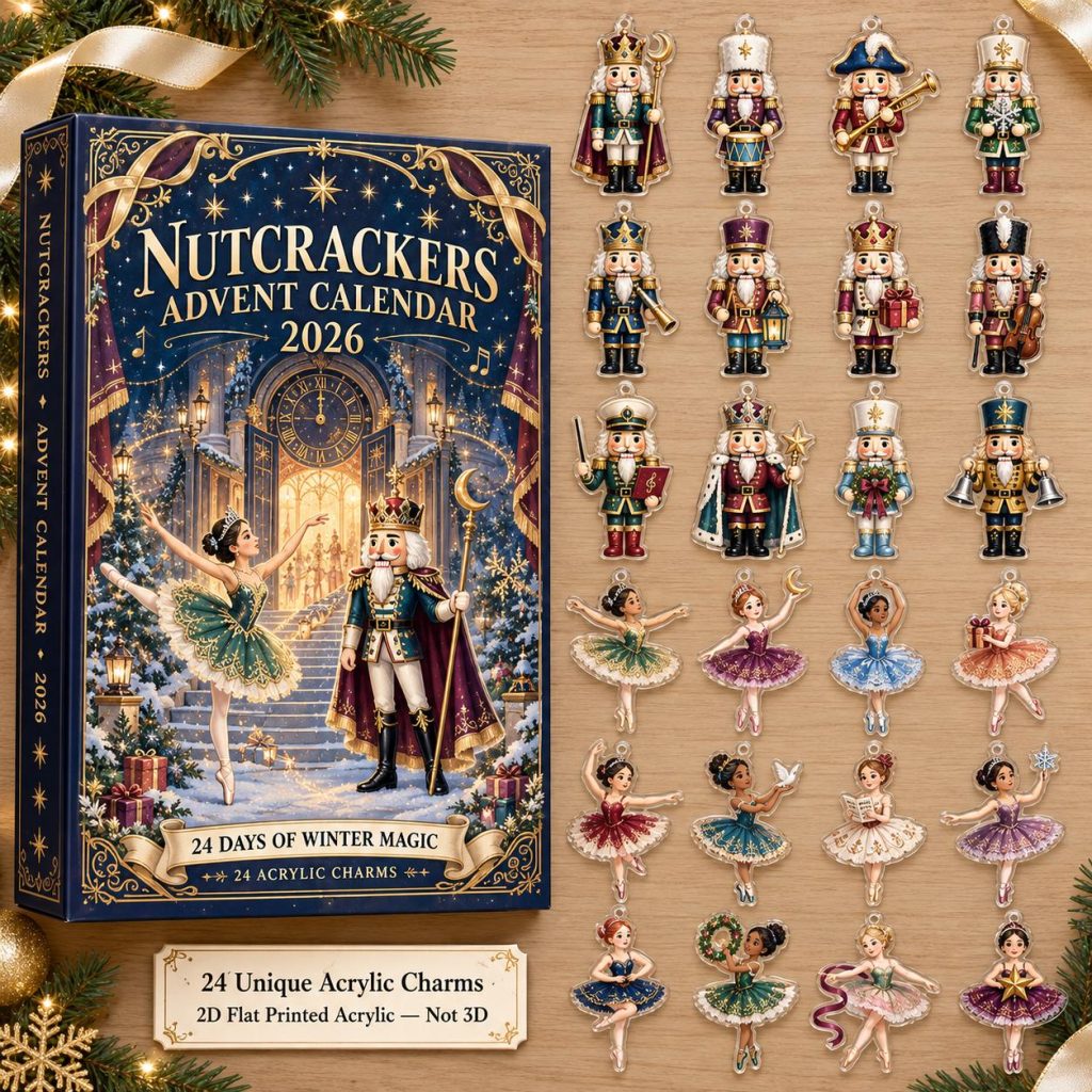 Personalized Nutcracker Advent Calendar HG 2026: 24-Day Countdown Box