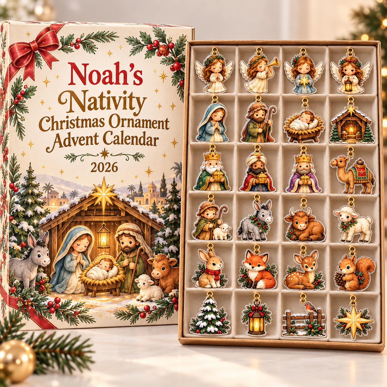 Woodland Nativity Advent Calendar HG 2026, 24 Days Christmas Countdown Blind Box, Christian Xmas Family Gift - Image 11