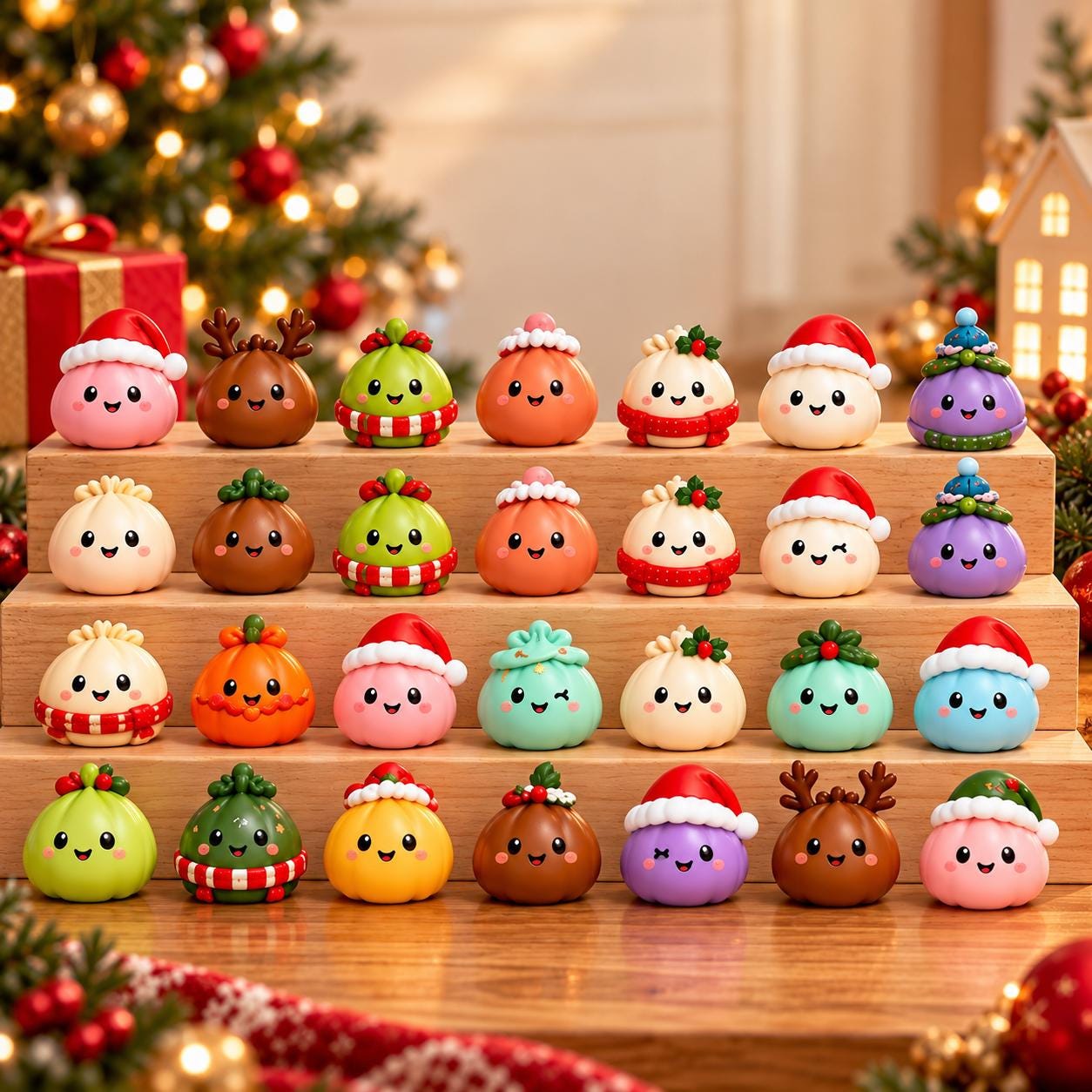 2026 Kawaii Squishy Advent Calendar HG, HG 24-Day Fidget Toy Countdown (Kids and Teens) - Image 2