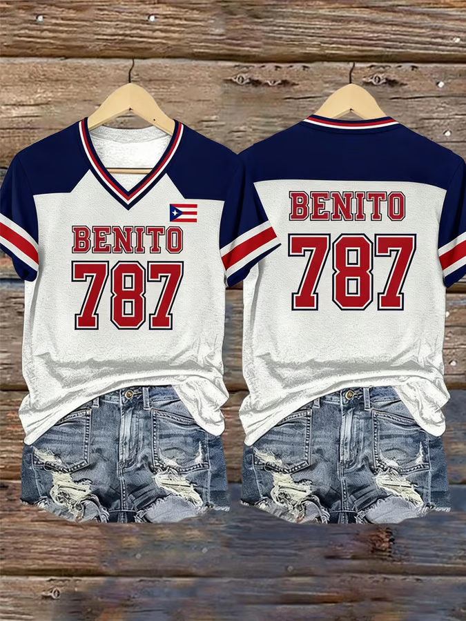 Benito 787 Puerto Rico Baseball Jersey Benito Team Football Puerto Rico Flag Jersey Jersey Football Shirt HFN