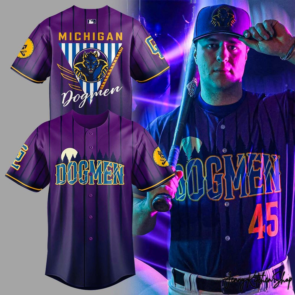 Michigan Dogmen 2026 New Uniform HFN Baseball Jersey