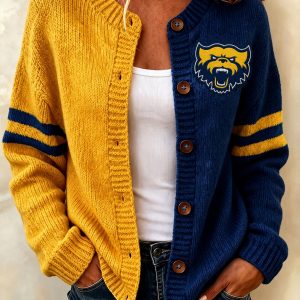 Michigan Football Merch Cardigan HG Michigan Sunday Outfit Gear Gift For Bestie
