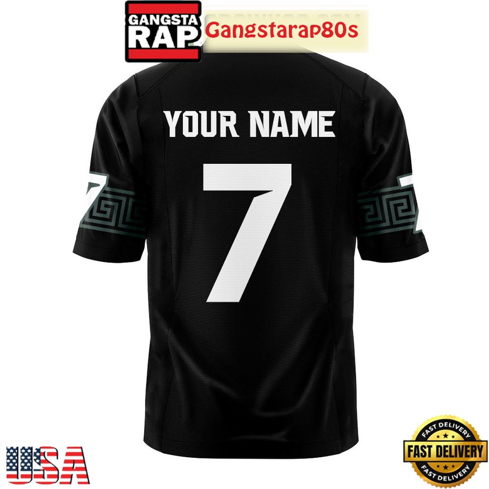 Michigan State Black Spartans Uniform Football Jersey LN - Image 3