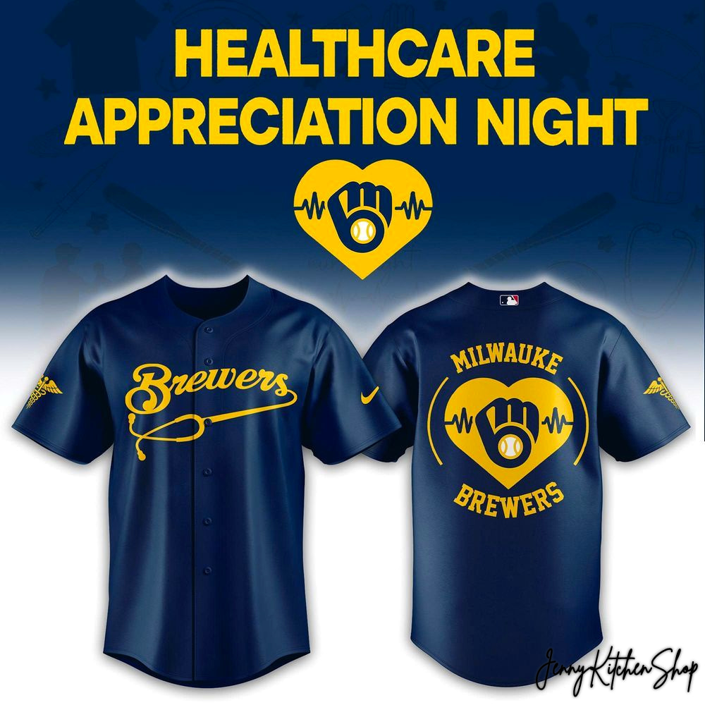 Milwaukee Brewers 2026 Healthcare Appreciation Night HFN Baseball Jersey