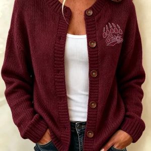 Montana Football Merch Montana Football Sports Cardigan HG Fans Gift
