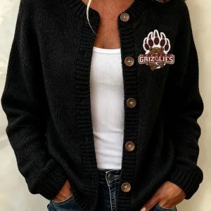 Montana Football Merch Montana Football Sports Cardigan HG Game Day Gear Fans Gift