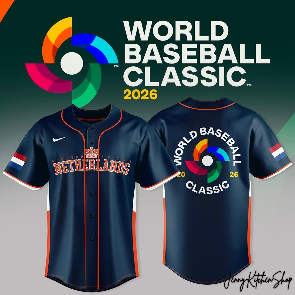Netherlands 2026 World Baseball Classic HFN Baseball Jersey