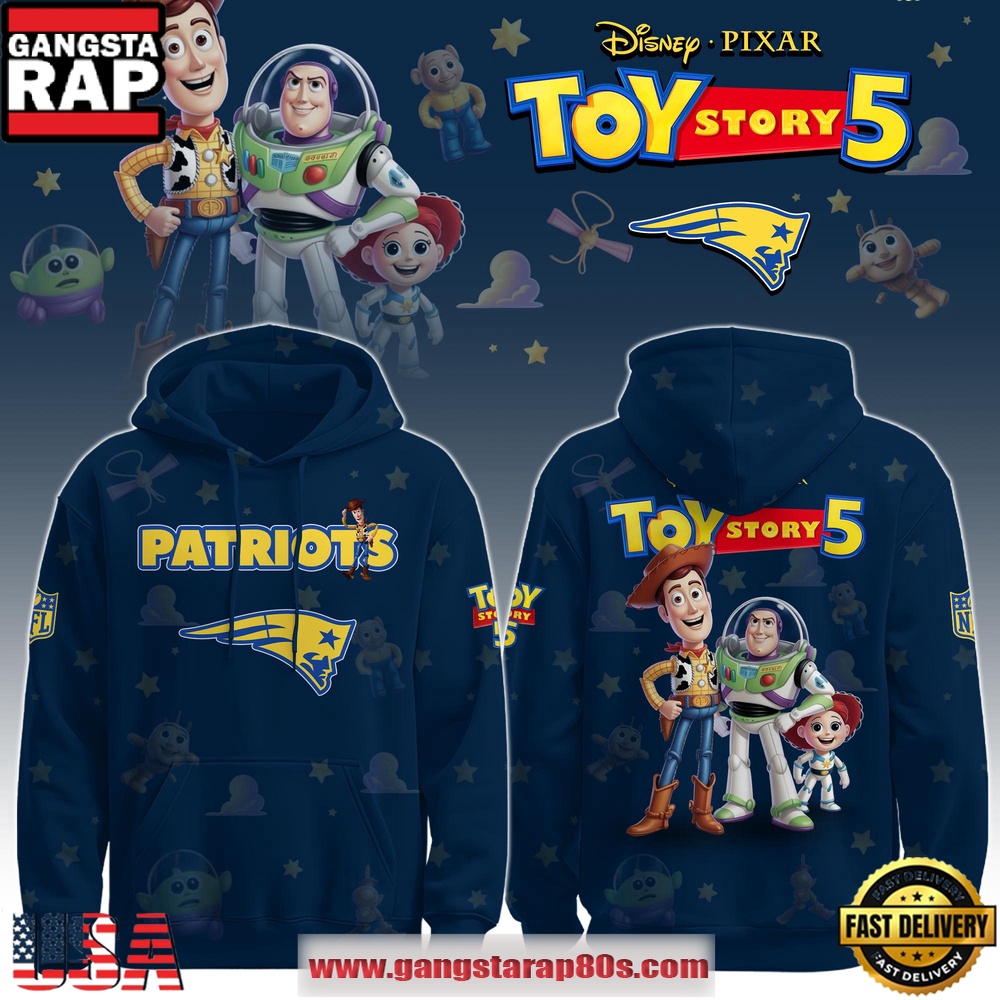 New England Patriots NFL x Toy Story 5  T-Shirt Hoodie Or Zip-up Hoodie LN Shirt