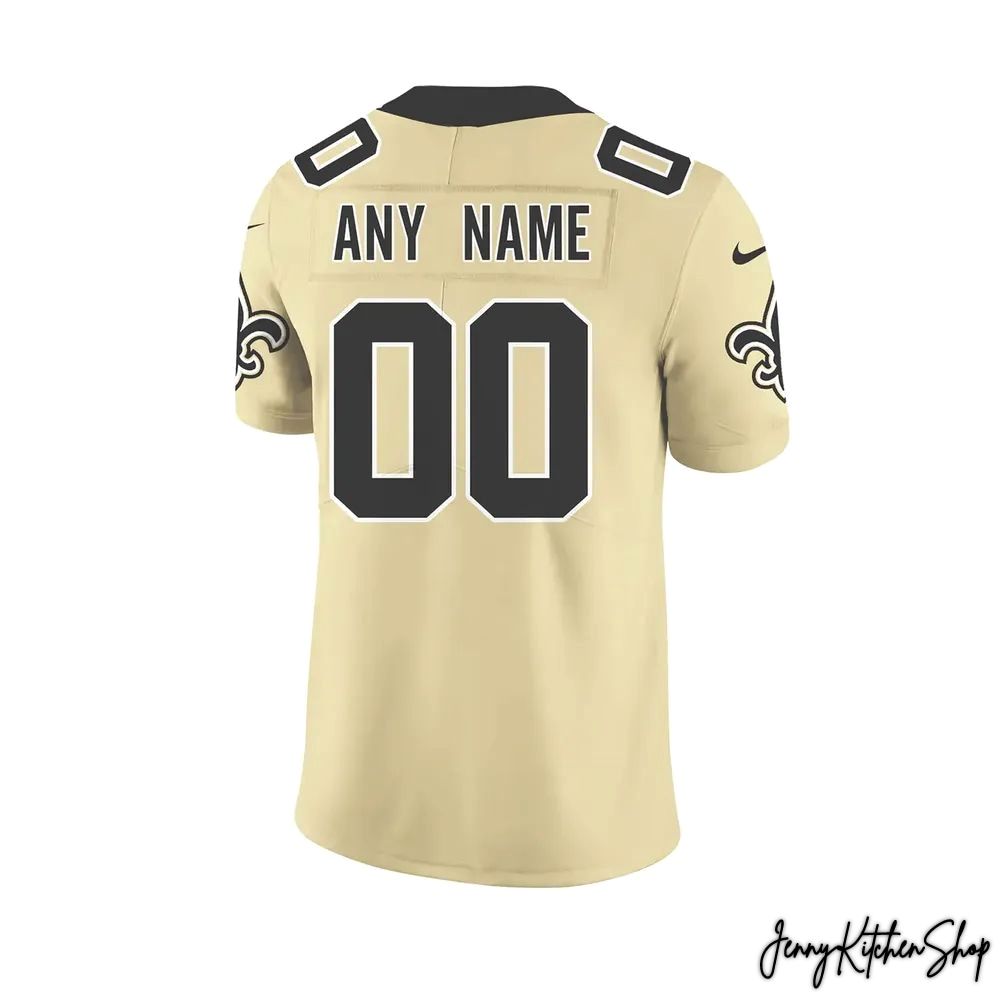 New Orleans Saints Gameday Golds Alternate Game 2026 HFN Football Jersey - Image 3