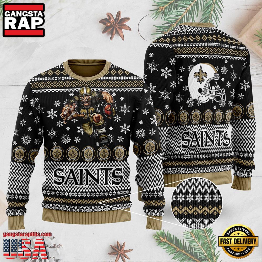 New Orleans Saints NFL Christmas Ugly Sweater LN For Men Women