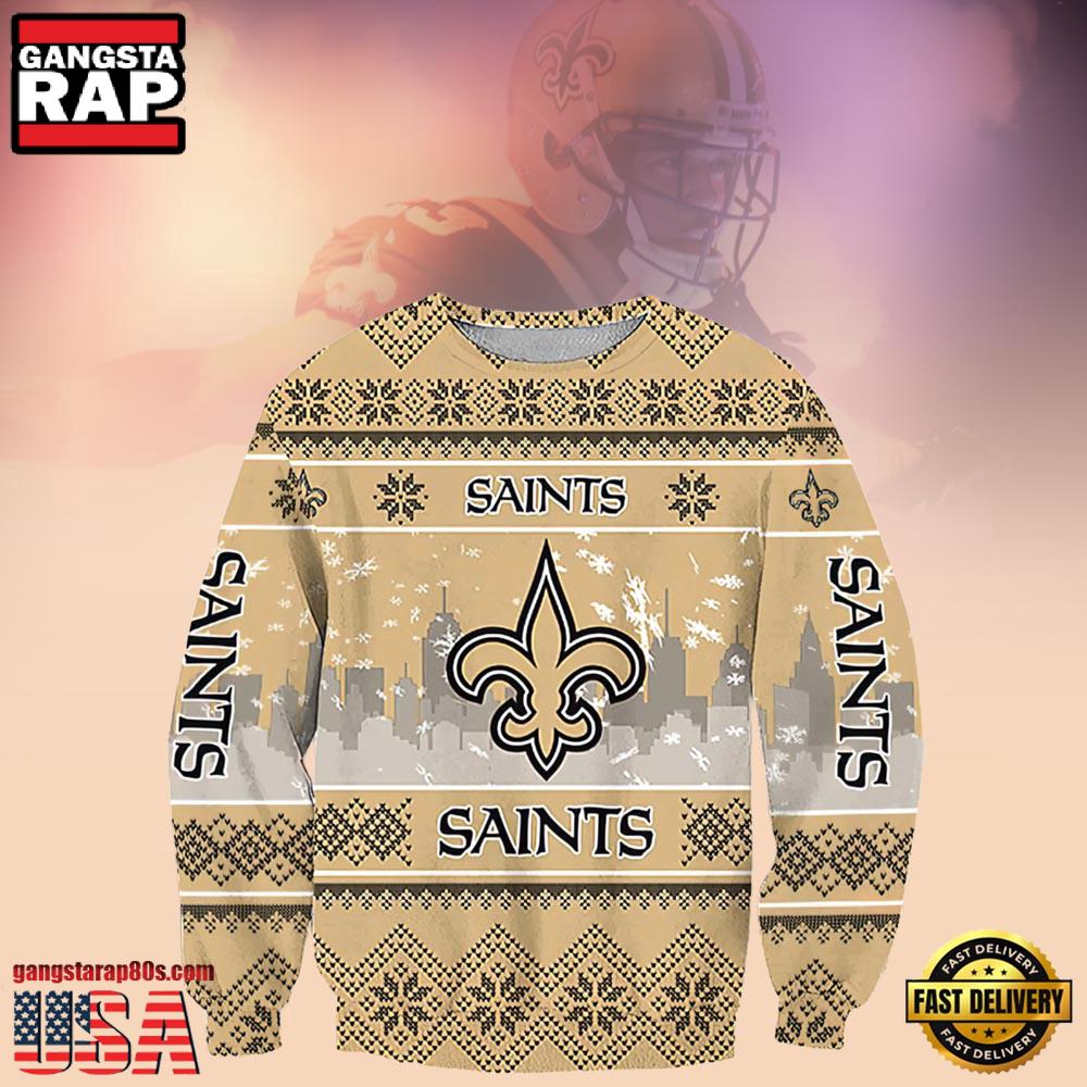 New Orleans Saints NFL Fans Lover Christmas Ugly Sweater LN