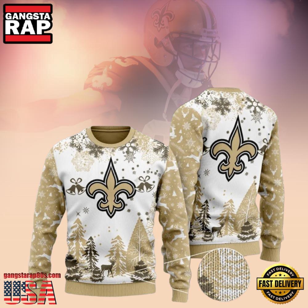 New Orleans Saints Special NFL Christmas Ugly Sweater LN