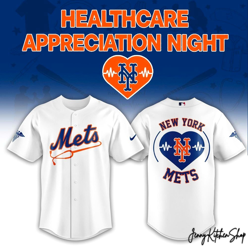 New York Mets 2026 Healthcare Appreciation Night HFN Baseball Jersey - Image 2
