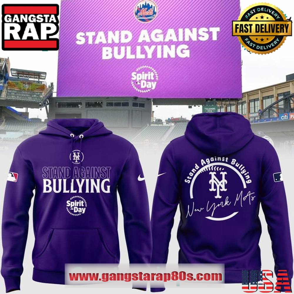 New York Mets Spirit Day 2025 Stand Against Bullying T-Shirt Hoodie Or Zip-up Hoodie LN Shirt
