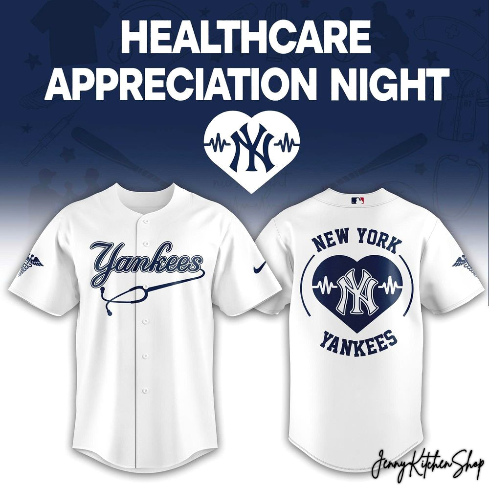 New York Yankees 2026 Healthcare Appreciation Night HFN Baseball Jersey - Image 2