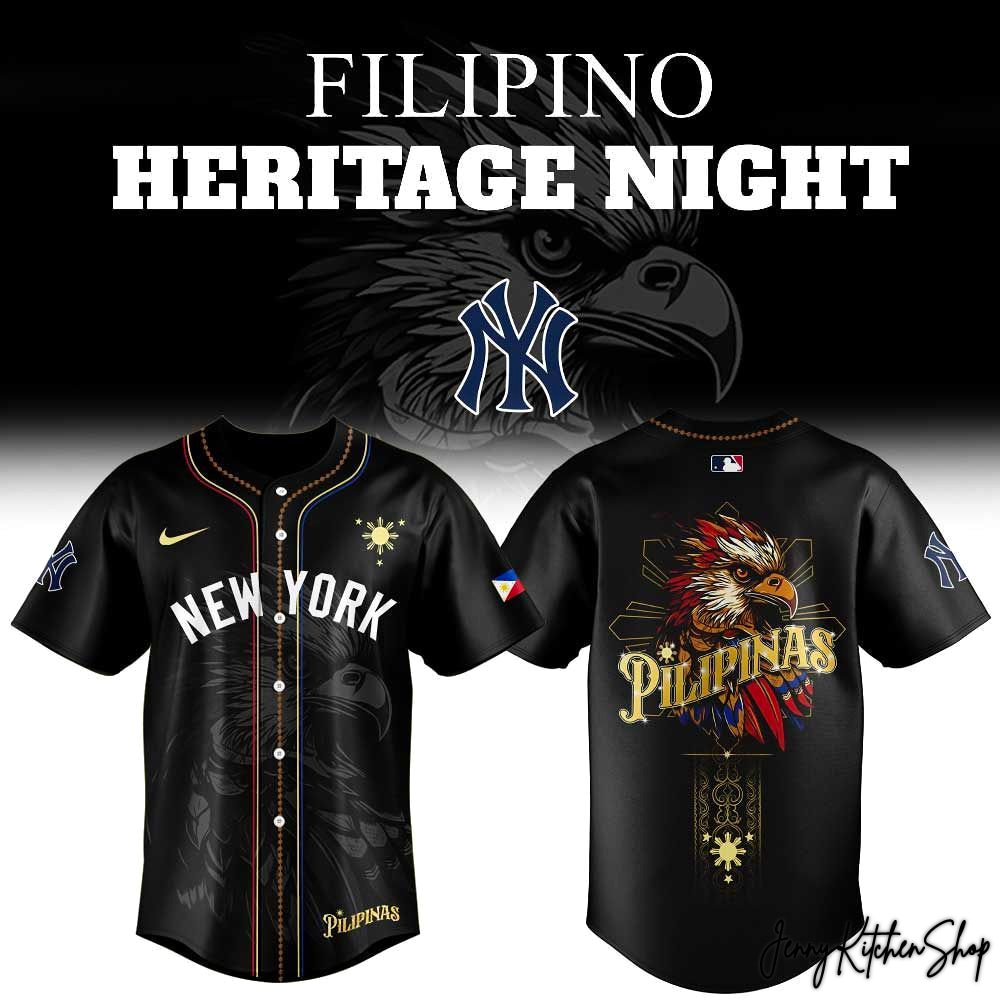 New York Yankees Filipino Heritage Night 2026 Limited HFN Baseball Jersey