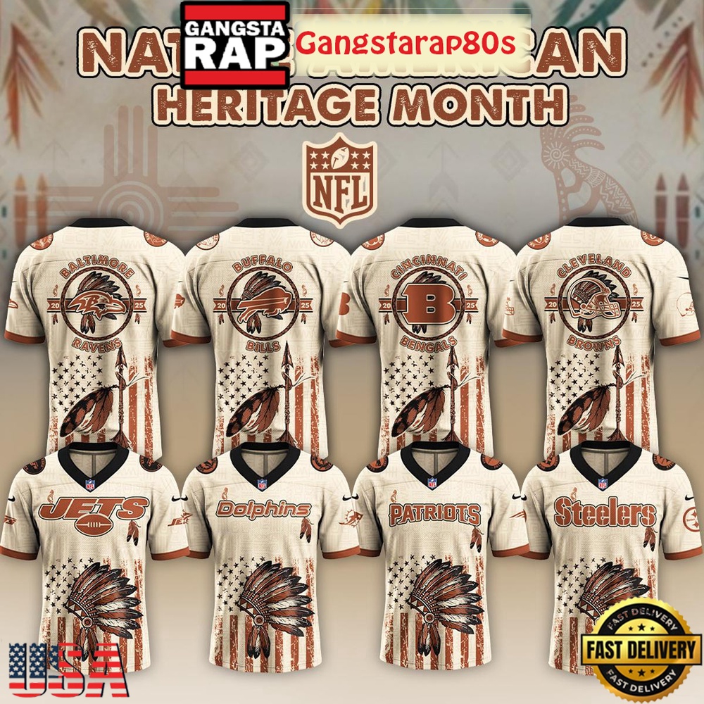 NFL All Team x Native American Heritage Month 2025 Special Edition Football Jersey LN