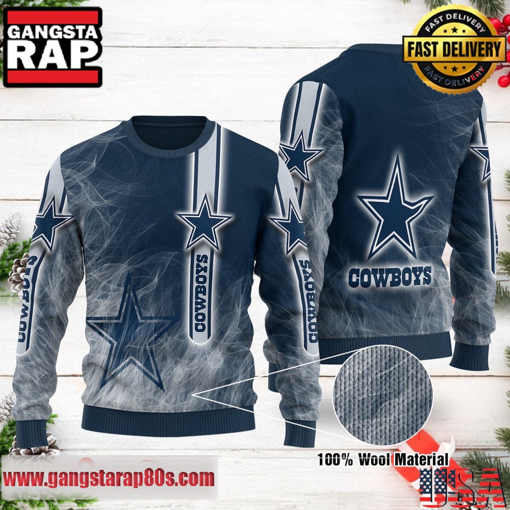 NFL Dallas Cowboys New Edition Ugly Christmas Sweater LN