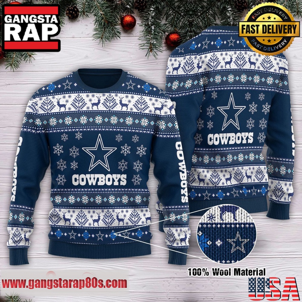 NFL Dallas Cowboys New Season Custom Ugly Christmas Sweater LN