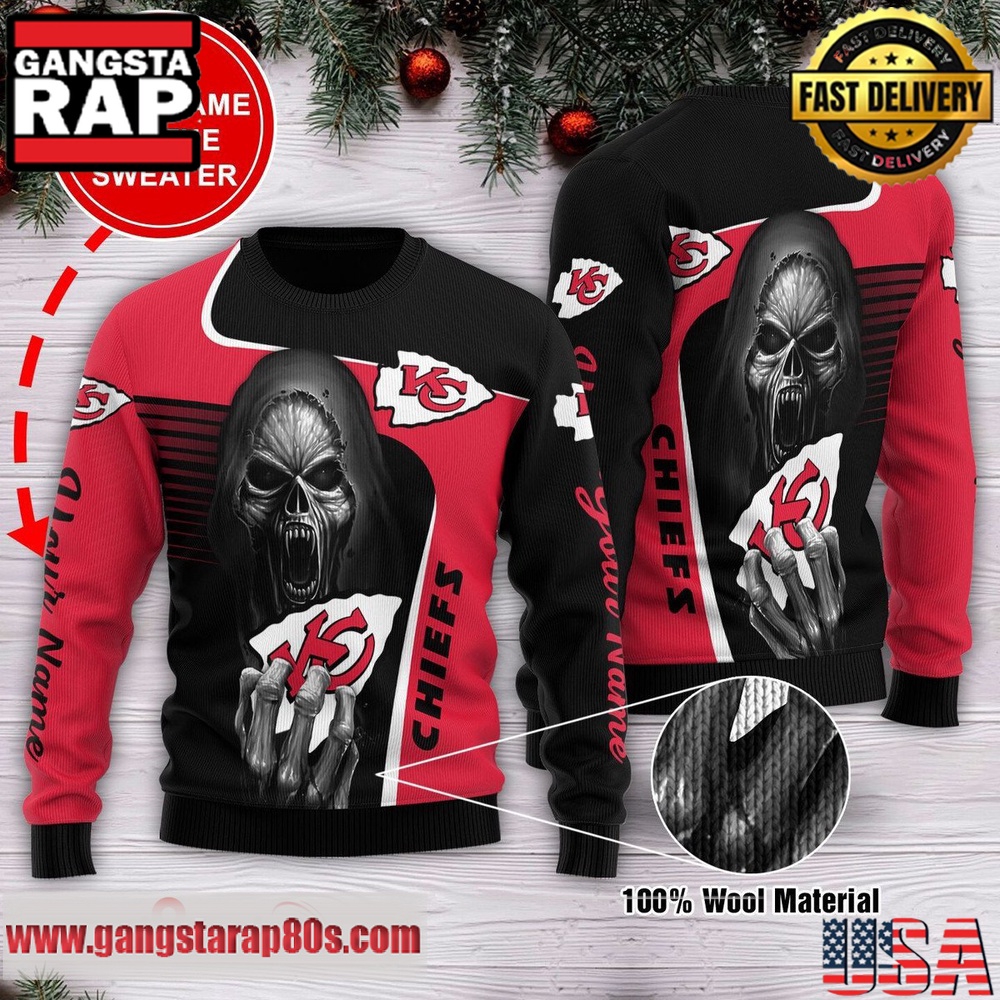NFL Kansas City Chiefs New Season -26 Custom Ugly Christmas Sweater LN