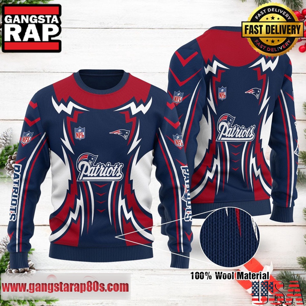 NFL New England Patriots New Season -26 Ugly Christmas Sweater LN