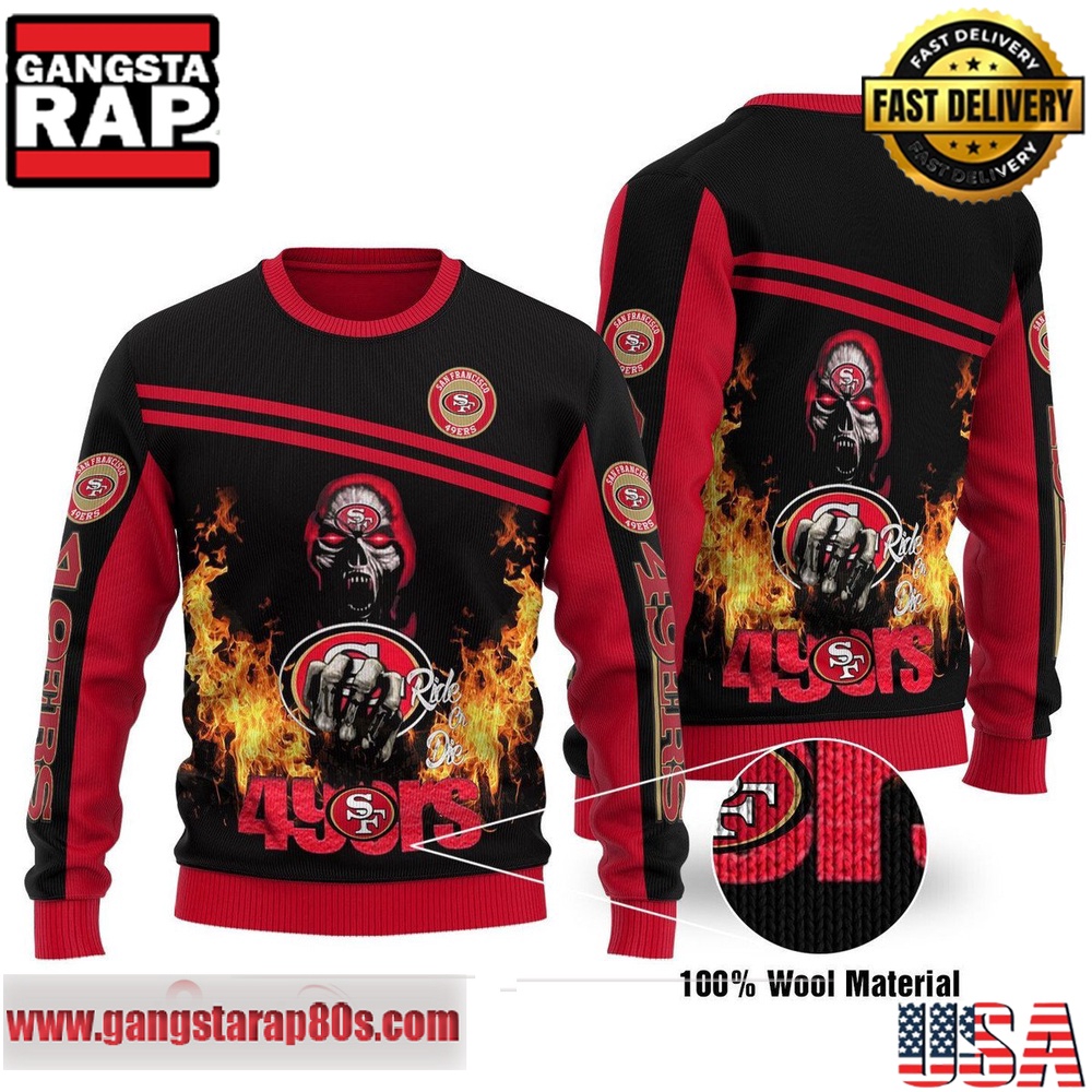 NFL San Francisco 49ers New Edition -26 Ugly Christmas Sweater LN