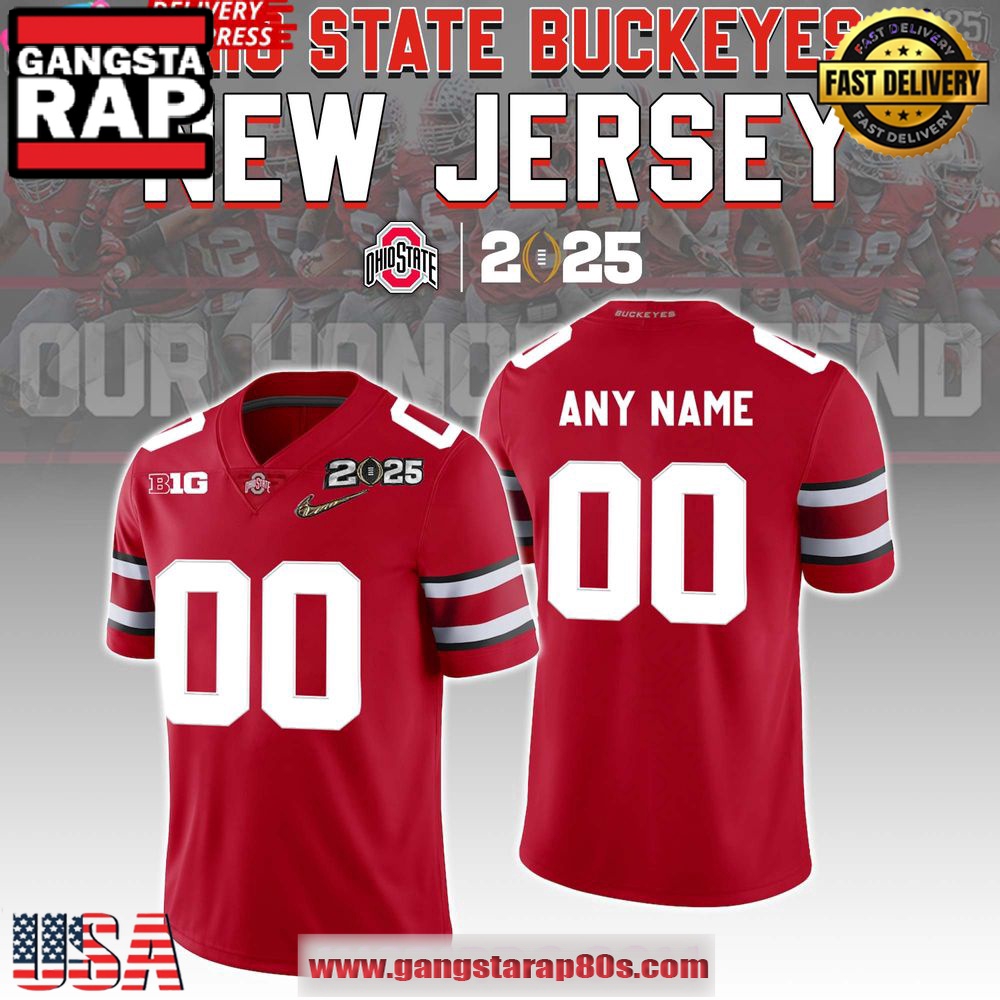 Ohio State Buckeyes New Uniform 2025 Special Edition Red Football Jersey LN