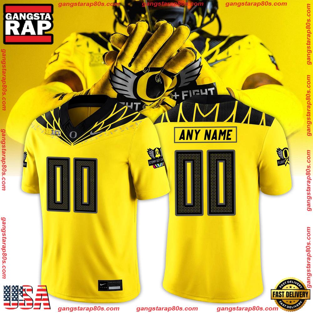 Oregon Ducks Game Personalized Football Jersey LN Shirt