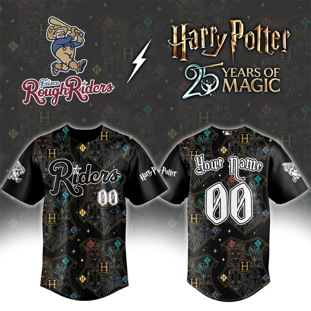 Personalized Frisco Roughriders X Harry Potter Night 2026 Baseball Jersey HG Roughriders Merch
