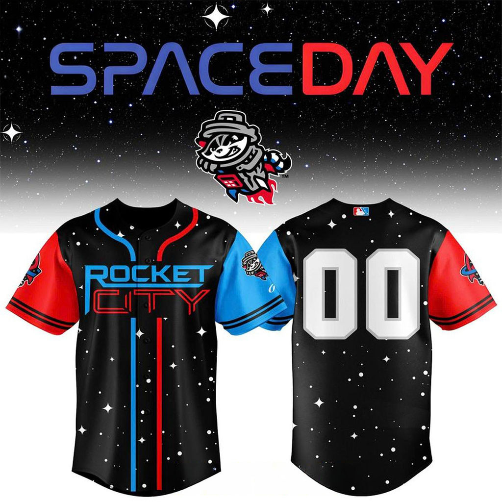 Personalized Rocket City Trash Pandas Merch 2026 Space Night Baseball Jersey HG Gift For Fans