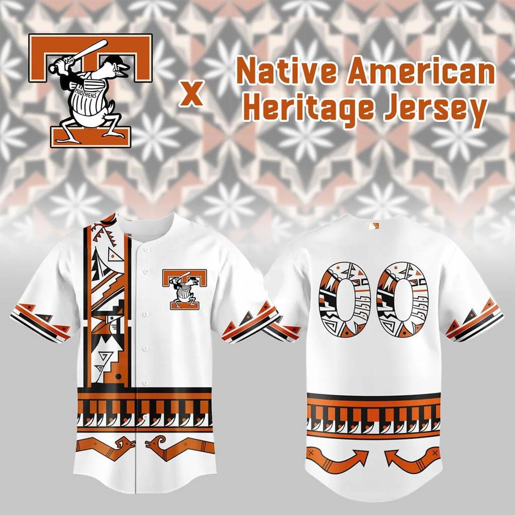 Personalized Toledo Mud Hens x Native American Heritage Night 2026 Baseball Jersey HG Fan Merch
