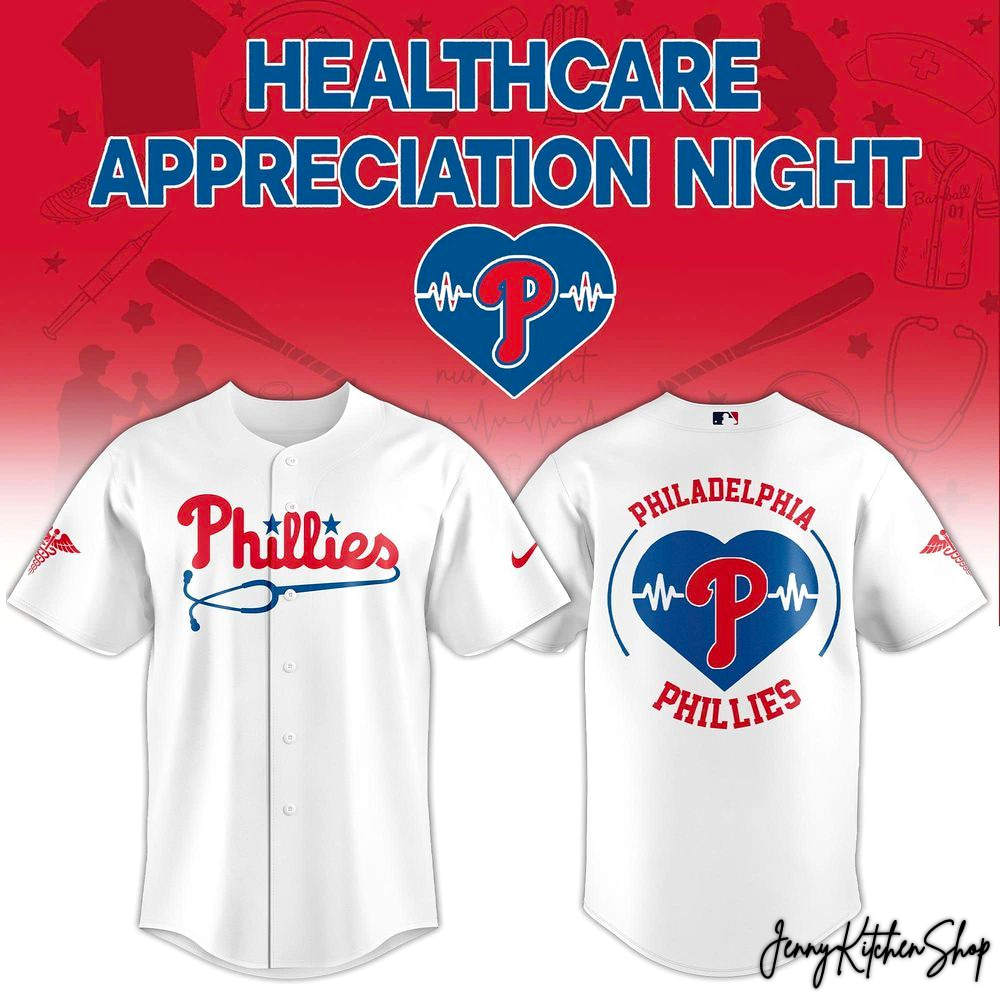 Philadelphia Phillies 2026 Healthcare Appreciation Night HFN Baseball Jersey - Image 2